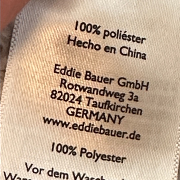 Eddie Bauer Cream Sherpa Fleece - Picture 6 of 7